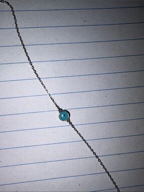 evil eye bracelet, real silver